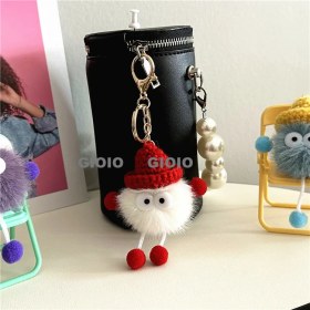 Resim Silver1 Gıoıo Yeni Şanslı Kedi Sevimli Anahtarlık Dıy Küçük Kolye Ejderha Yılı Bebek Çizgi Film Çanta Kolye Anahtarlık (Yurt Dışından) 