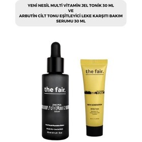 Resim The Fair Arbutin Cilt Tonu Eşitleyici Leke Karşıtı Serum 30 ML + Multi Vitamin Jel Tonik 30 ML 