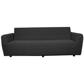 Resim Düz Jakarlı 3kişilik Antrasit Kanepe Örtüsü Lastikli Koltuk Örtüsü Çekyat Örtüsü Koltuk Kılıfı Antrasit 