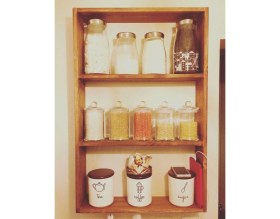 Resim Tugowood Ahşap Raf 