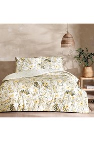 Resim Shop a Way Monroe Çiçek Desenli%100 Polar Yorgan Seti Yeşil Çift Kişilik 
