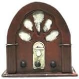 Resim Kahve Rengi Radyo Kumbara 1046647-1 