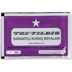 Resim Yıldız Kumaş Boyası -26.Açık Mor 