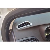 Resim Renault Megane 4 Hb Krom Havalandırma Çerçevesi Üst Konsol 2021 V 