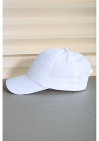Resim Cappello Beyaz Spor Şapka Unisex Arkası Cırtlı Ayarlanabilir 24sapkaduz - Beyaz 