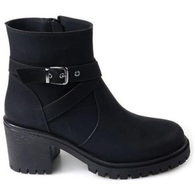 Resim Papuçcity Ony 03048 Kadın 6 Cm Kalın Topuklu Bot 001 