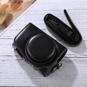 Resim Ykd Store Canon Powershot G7 x Mark Iı Için Tam Vücut Deri Kılıf Çanta Kahverengi (Yurt Dışından) 