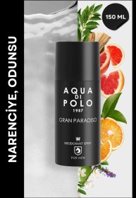 Resim Gran Paradiso Parfümlü Erkek Deodorant 150 Ml Odunsu, Narenciye Alüminyum İçermez Fresh 
