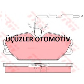 Resim Ön Balata Laguna Safrane Megane1 Scenic 2.0 Gdb1030 