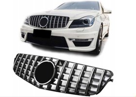 Resim Mercedes W204 C Serisi (2007-2014) Arası Uyumlu Panjur GTR - Gri 