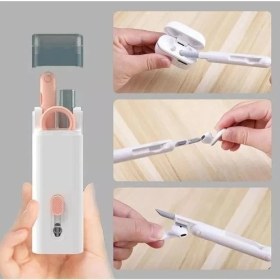 Resim Newstore Home Çok Fonksiyonlu 7in1 Kulaklık Klavye ve Ekran Temizlik Kiti Temizleyici Kit 7 In 1 Temizleme 
