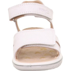 Resim Superfit Sparkle Kız Çocuk Sandalet - Beyaz Gümüş 609004-1020 Beyaz - Gümüş 