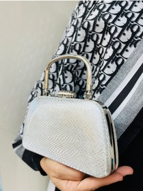 Resim Çanta Trend Abiye El ve Zincir Uzun Askılı Kadın Çanta 