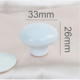 Resim Modern Mantar Kulp Bebek Çocuk Genç Odası Çekmece Dolap Mobilya Kulpu 001 