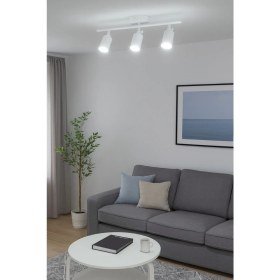 Resim Legacy Spoti 3'lü Beyaz Renk (Beyaz Işık) Modern Tasarım Salon - Mutfak - Banyo Spot Ledli Sıralı Avize 