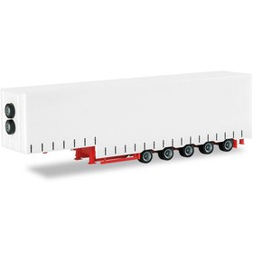 Resim Herpa 1:87 Ho Hacimli yarı römork (5 akslı) MİNYATÜR PLASTİK MODEL 