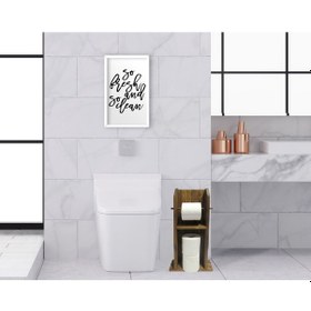 Resim Bk Home Doğal Masif Ahşap Tuvalet Kağıtlığı Ve Dekoratif Ahşap Be (551052334) 