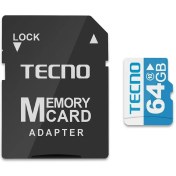 Resim Tecno 64Gb 100Mb/s Micro Sd Hafıza Kartı ve Adaptörü (Tecno Türkiye Garantili) 