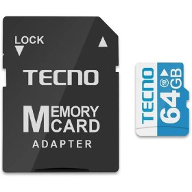 Resim Tecno 64Gb 100Mb/s Micro Sd Hafıza Kartı ve Adaptörü (Tecno Türkiye Garantili) 