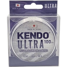 Resim Kendo Ultra Fluorocarbon Coated 100m White Misina 0.40mm 