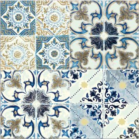 Resim Tink Kendinden Yapışkanlı Fas4 010 Desenli Pvc Karo 30X30 cm 4'lü 0,36 M2 