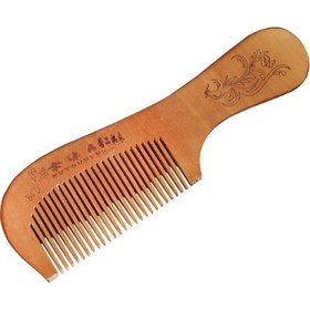 Resim Teltree Doğal Ahşap Saç Tarağı - Anti-statik, Masajlı, Saç Dökülmesine Karşı Etkili 