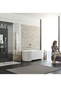 Resim Grohe Eurodisc Joy Tek Kumandalı Banyo Bataryası - 23431Ls0 Beyaz 