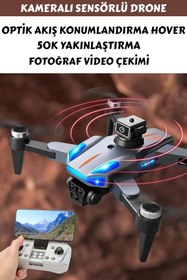 Resim YILDIRIM OYUNCAK Vega HD Hareketli Kameralı Sensörlü Fırçasız Motor Drone-50x Yakınlaştırma 4K Dış Mekan Drone 