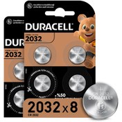 Resim Duracell Özel 2032 Lityum Düğme Pil 3v, (CR2032) 8 Adet 