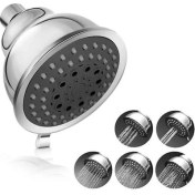 Resim Yüksek Basınçlı Duş Başlığı, 4 Inç 5 Model Ayarlanabilir Banyo Duş Başlığı Sprey Duş Başlığı 