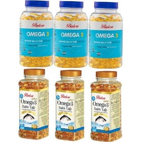 Resim BALEN OMEGA 3 NORVEÇ BALIK YAĞI YUM.KAP 1380MG*200- OMEGA 3 BAL 