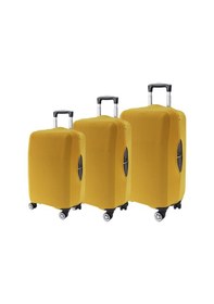 Resim My Saraciye My Taba Valiz Kılıfı / Bavul Koruyucu Örtüsü Büyük, Orta, Kabin Boy Set Taba 