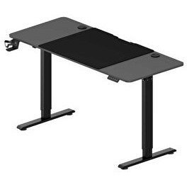 Resim Adore Mobilya Gaming Maestro-X Yükseklik Ayarlı Oyuncu Masası - Siyah 140x72-117x60 CM 