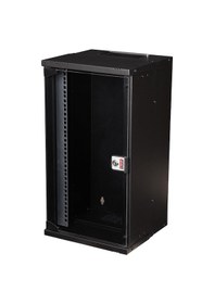 Resim Lande Pandora Soho 12u 300x300 10 Duvar Tipi Rack Kabinet Siyah Cam Kapaklı 