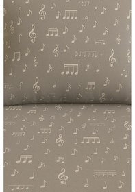 Resim Tek Kişilik Desenli Nevresim + 1 Adet Kapaklı Yastık Kılıfı Antrasit 