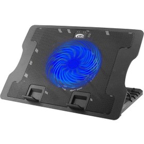 Resim ELBA N88 14cm Fan 2USB Port 10"-17" Uyumlu Notebook Soğutucu 