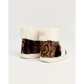 Resim KULP - Yılan Desenli Kadın Panduf 