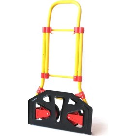 Resim Balatlı 90 kg Katlanır Paket Taşıma Arabası 