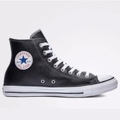 Resim Converse Chuck Taylor All Star Leather Erkek Siyah Günlük Ayakkabı ERKEK LS AYAKKABI 