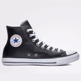 Resim Converse Chuck Taylor All Star Leather Erkek Siyah Günlük Ayakkabı ERKEK LS AYAKKABI 