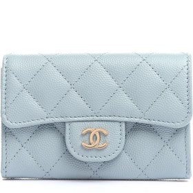 Resim Classic Quilted Card Holder - Blue 