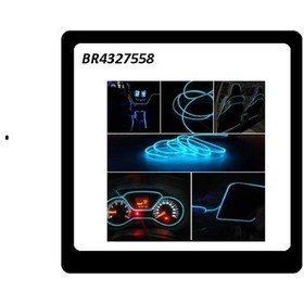 Resim Tp Neon İp Kablo 2 Mt Buz Mavi 