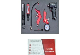 Resim Rico 1/2 1100NM Mini Havalı Somun Sökme Dolu Takım Arabası 