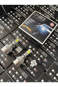 Resim Led H4 ŞİMŞEK ETKİLİ BEYAZ LED XENON 10.800 LÜMEN-60 W-6000 KELVIN - KAMPANYALI !!! 