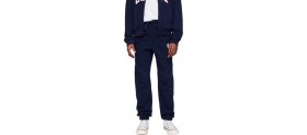 Resim Gap Logo Relaxed Havlu Kumaş Jogger Eşofman Altı - 746745 