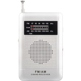 Resim harry Yüksek Kaliteli Pilli Cep Tipi Güçlü Sinyalli Analog FM Radyo 