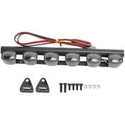 Resim 1/10 Rc Paletli Araç Kamyon Aksesuarları İçin 6 Led Gövde Tavan Işıkları 