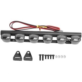 Resim 1/10 Rc Paletli Araç Kamyon Aksesuarları İçin 6 Led Gövde Tavan Işıkları 