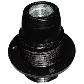 Resim E-14 Siyah Dişli İtalyan Duy Avize Duyu 3 Adet 