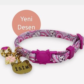 Resim Caramelos Güvenlik Kilitli Kedi Tasması Isimli Künyesi Pmtv 